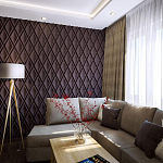 Гипсовая 3D Панель M-102 варинант исполнения - 1 | Loft Concept в Твери