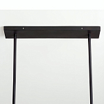 Люстра линейная прямоугольная с подвесками из натурального перламутра Nacre варинант исполнения - 4 | Loft Concept в Твери