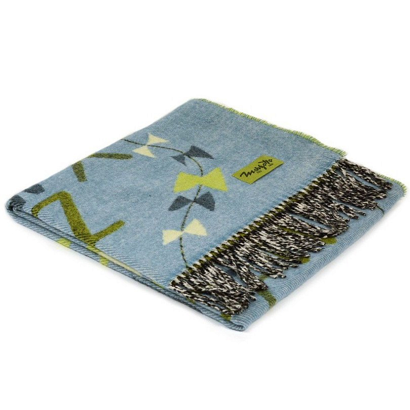 Плед ALP 2 Marzotto Серо-голубой в Твери | Loft Concept 