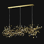 Люстра подвесная из трех частей с металлическими круглыми элементами Terzani Argent варинант исполнения - 4 | Loft Concept в Твери