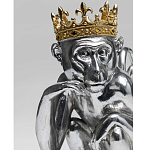 Статуэтка обезьяна в короне серебряная Golden Monkey варинант исполнения - 1 | Loft Concept в Твери