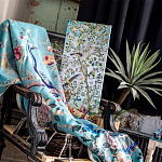 Постер на холсте в стиле шинуазри Playing Weiqi in the Peach Orchard Poster варинант исполнения - 2 | Loft Concept в Твери