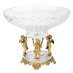 Чаша на бронзовых ножках с тремя ангелами Eden Garden варинант исполнения - 1 | Loft Concept в Твери