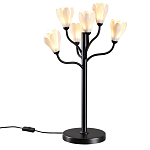 Настольная лампа с ветвями и белыми фарфоровыми цветами Floralis варинант исполнения - 3 | Loft Concept в Твери