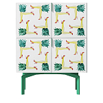 Тумба  с рисунком ShortT Pina Colada Green варинант исполнения - 1 | Loft Concept в Твери