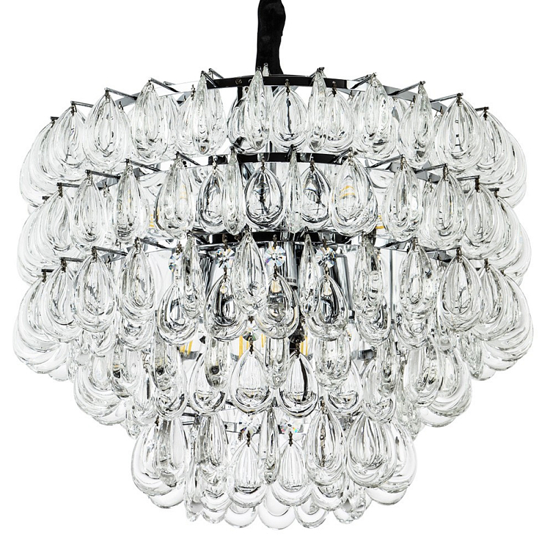 Люстра с хрустальными подвесками в виде капель Antoine Crystal Drops Chrome Chandelier 9 Хром Прозрачное Стекло Люстра с хрустальными подвесками в виде капель Antoine Crystal Drops Chrome Chandelier 9 Хром Прозрачное Стекло в Твери | Loft Concept