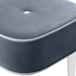 Квадратный мягкий пуф на белых ножках Winton Pouf Square варинант исполнения - 18 | Loft Concept в Твери