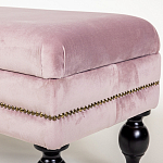 Мягкая банкетка с зоной для хранения Casket Dusty Rose варинант исполнения - 4 | Loft Concept в Твери
