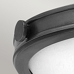 Потолочный светильник в форме неглубокой чаши с белым плафоном Hinkley варинант исполнения - 3 | Loft Concept в Твери