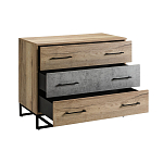 Комод с 3-мя ящиками в стиле лофт Urban Style Space варинант исполнения - 3 | Loft Concept в Твери
