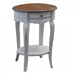 Тумба прикроватная овальная с ящиком Interiors Romance варинант исполнения - 1 | Loft Concept в Твери