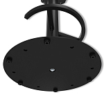 Барный стул вращающийся со спинкой и подлокотниками Douglas Rhombus Синий Велюр варинант исполнения - 7 | Loft Concept в Твери