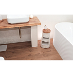 Керамический столик с деревянной столешницей "Пешка" варинант исполнения - 2 | Loft Concept в Твери