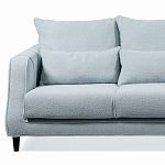 Диван Seldon с мягкими подушками голубое букле варинант исполнения - 4 | Loft Concept в Твери
