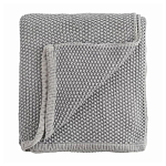 Плед из хлопка серого цвета Waffle Comfort варинант исполнения - 1 | Loft Concept в Твери