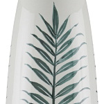 Настольная лампа овальная с тропическим принтом Stylized Aalm Leaves Motif варинант исполнения - 1 | Loft Concept в Твери