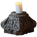 Подсвечник из массива тика Antique Solid Teak Candle Holder варинант исполнения - 1 | Loft Concept в Твери