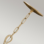 Люстра дизайнерская золотого цвета с 6-ю лампами на изогнутых рожках с текстурной поверхностью Hinkley варинант исполнения - 3 | Loft Concept в Твери