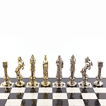 Шахматы Ренессанс с доской из натурального мрамора Decorative Thematic Chess варинант исполнения - 2 | Loft Concept в Твери