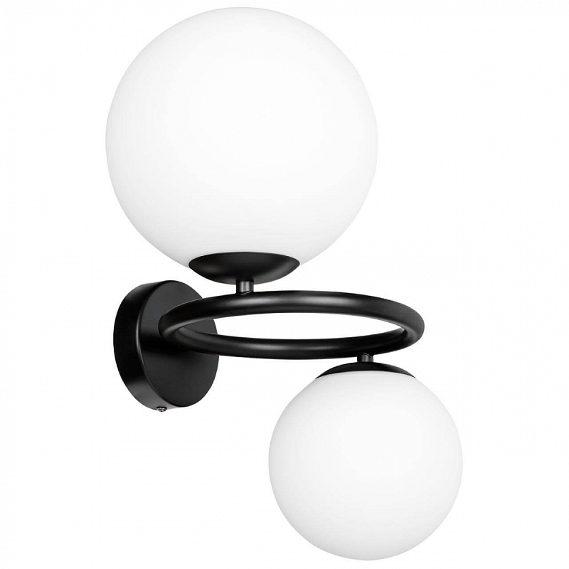 Бра Bubbles on Ring Sconces Black Белый Черный Бра Bubbles on Ring Sconces Black Белый Черный в Твери | Loft Concept