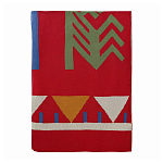 Плед хлопковый по мотивам чувашских орнаментов Ural and Siberian Patterns варинант исполнения - 5 | Loft Concept в Твери