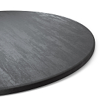 Стол обеденный с круглой столешницей черного цвета Harris Collection варинант исполнения - 3 | Loft Concept в Твери