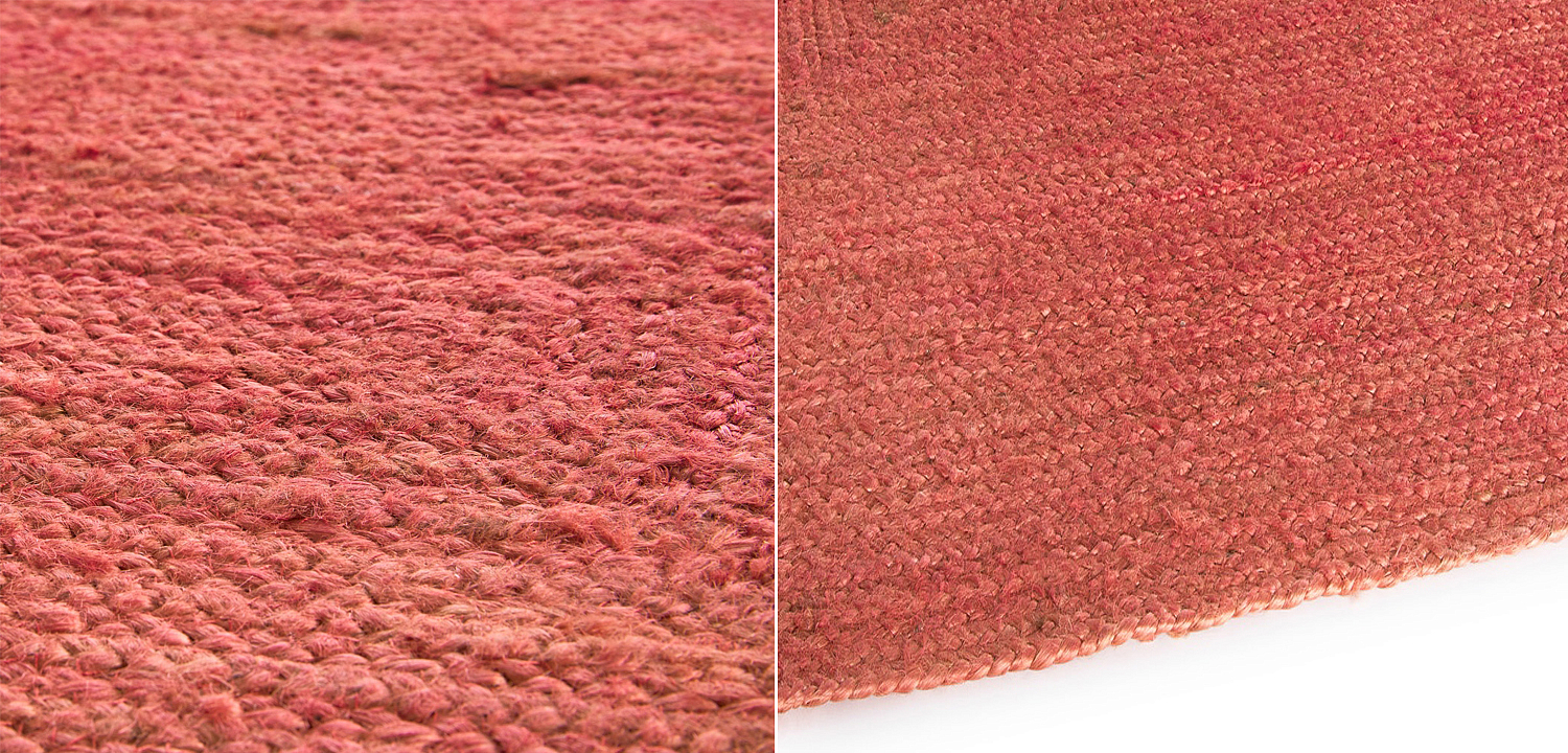 Ковер Rectangular Carpet red 100% джут Ковер Rectangular Carpet red 100% джут - Loft-Concept в Твери