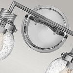 Бра для ванных комнат с прозрачным шарообразным плафоном из стекла с пузырьками на круглом основании Hinkley варинант исполнения - 20 | Loft Concept в Твери