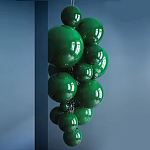 Люстра Grape Balls Зеленое стекло  варинант исполнения - 2 | Loft Concept в Твери