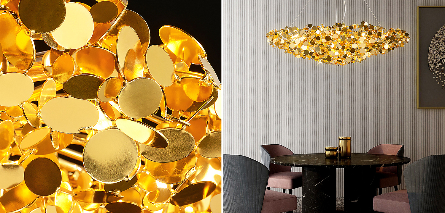 Люстра Godfreet Gold Chandelier Люстра Godfreet Gold Chandelier - Loft-Concept в Твери