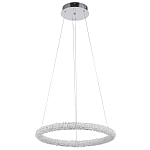 Кольцевая люстра с хрустальным декором Gilbertine Crystal Ring Chandelier варинант исполнения - 4 | Loft Concept в Твери