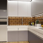 Гипсовая 3D панель с принтографией PM-38 варинант исполнения - 1 | Loft Concept в Твери