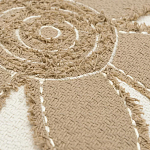 Подушка с цветочным принтом и кисточками Blooming Elegance Harper варинант исполнения - 2 | Loft Concept в Твери