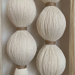 Панно на стену из хлопковых нитей White Morse Wall Hanging  варинант исполнения - 3 | Loft Concept в Твери