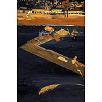 Кофейный стол с японским пейзажем Bohemia coffee table  варинант исполнения - 5 | Loft Concept в Твери