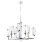 Люстра с 9-ю цилиндрическими стеклянными плафонами Jeanette варинант исполнения - 7 | Loft Concept в Твери