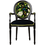 Стул с подлокотниками из бука с изображением птицы и цветов Blooming Birds варинант исполнения - 1 | Loft Concept в Твери