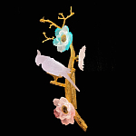 Бра с цветочным декором и птичкой Miscellaneous herbs варинант исполнения - 1 | Loft Concept в Твери