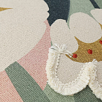 Подушка с цветочным принтом и кисточками Blooming Elegance Daisy варинант исполнения - 2 | Loft Concept в Твери