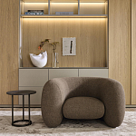 Дизайнерское полукруглое мягкое кресло CINNAMON Armchair варинант исполнения - 3 | Loft Concept в Твери