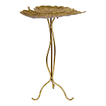 Столик приставной с столешницей Тропический лист Tropical Forest gold варинант исполнения - 1 | Loft Concept в Твери