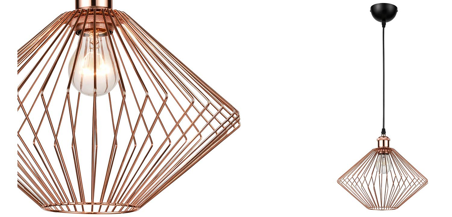 Подвесной светильник Loft Wire Cage pink gold Подвесной светильник Loft Wire Cage pink gold - Loft-Concept в Твери