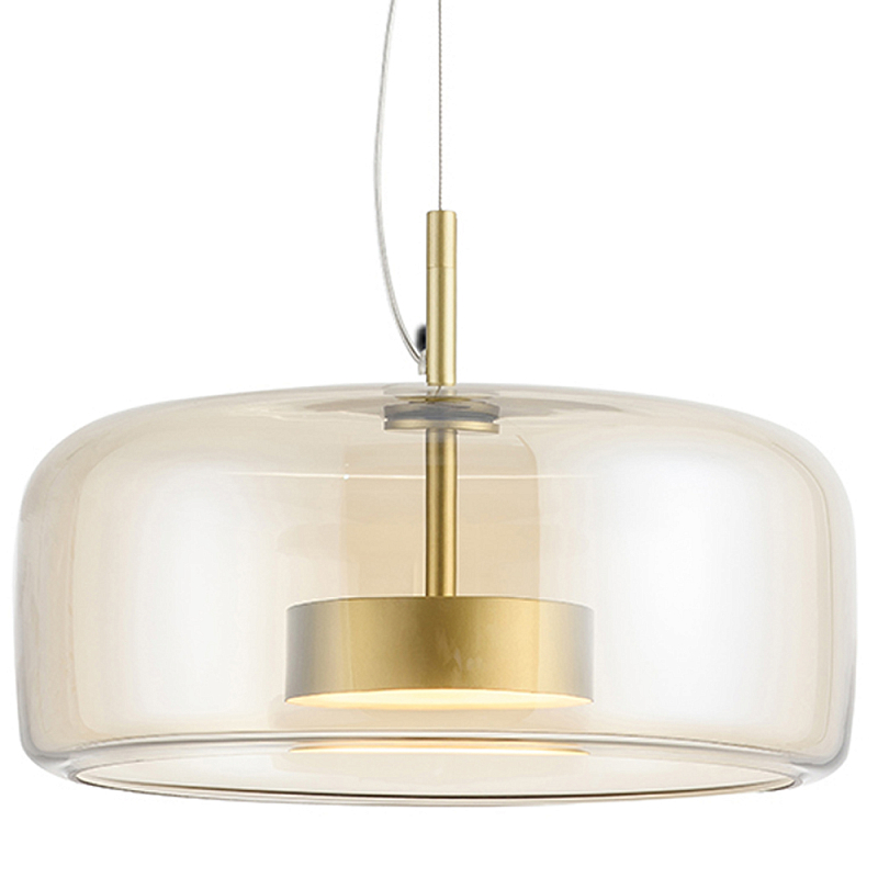 Подвесной светильник Blanton Amber Glass Hanging Lamp 38 Золотой Янтарный Прозрачное Стекло Подвесной светильник Blanton Amber Glass Hanging Lamp 38 Золотой Янтарный Прозрачное Стекло в Твери | Loft Concept