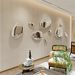 Абстрактная скульптура на стену в виде капли воды Water Outline варинант исполнения - 3 | Loft Concept в Твери