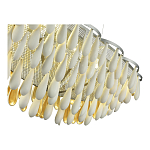 Люстра с подвесками в форме капель на серебристом каркасе Raindrop варинант исполнения - 4 | Loft Concept в Твери