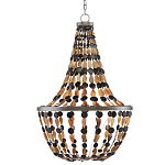 Люстра каплевидной формы с подвесками в виде декоративных бусин Flat Beads варинант исполнения - 2 | Loft Concept в Твери