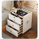Умная прикроватная тумбочка c зарядкой для телефона Smart Furniture варинант исполнения - 5 | Loft Concept в Твери