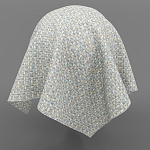 Мебельная ткань Шенилл голубой цвет 142 см T4-45 варинант исполнения - 9 | Loft Concept в Твери