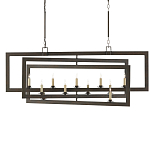 Люстра из пересекающихся прямоугольных элементов Intersecting Rectangles варинант исполнения - 2 | Loft Concept в Твери