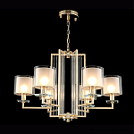 Люстра с 6-ю цилиндрическими плафонами из стекла Laurent варинант исполнения - 2 | Loft Concept в Твери